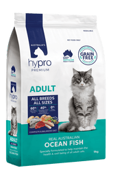 HyPro Premium Cat Grain - Free Ocean Fish (2 Weights) - Furbabies Online